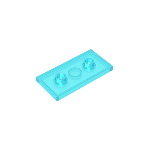 Gobricks,Plate Special 2 x 4 with Groove and Two Center Studs (Jumper),65509