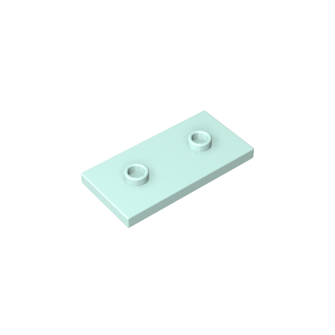 Gobricks,Plate Special 2 x 4 with Groove and Two Center Studs (Jumper),65509