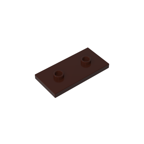 Gobricks,Plate Special 2 x 4 with Groove and Two Center Studs (Jumper),65509