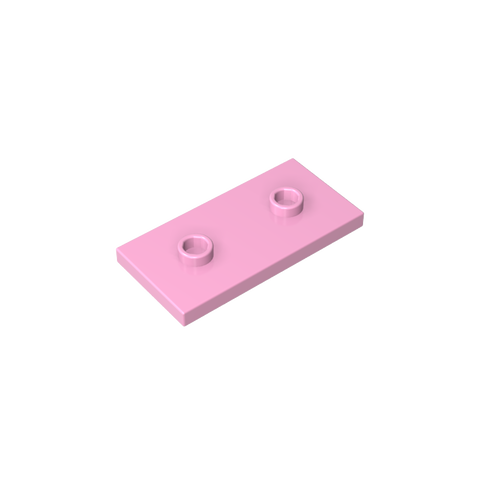 Gobricks,Plate Special 2 x 4 with Groove and Two Center Studs (Jumper),65509