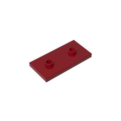 Gobricks,Plate Special 2 x 4 with Groove and Two Center Studs (Jumper),65509