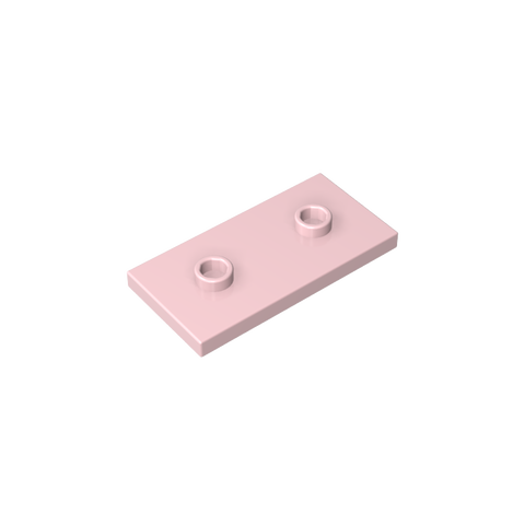 Gobricks,Plate Special 2 x 4 with Groove and Two Center Studs (Jumper),65509