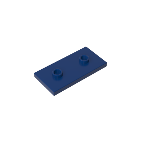 Gobricks,Plate Special 2 x 4 with Groove and Two Center Studs (Jumper),65509