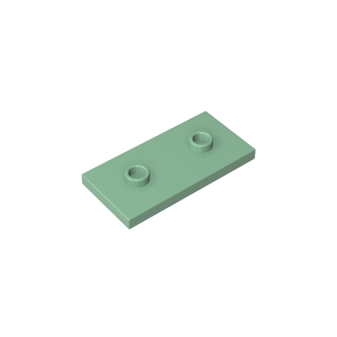 Gobricks,Plate Special 2 x 4 with Groove and Two Center Studs (Jumper),65509