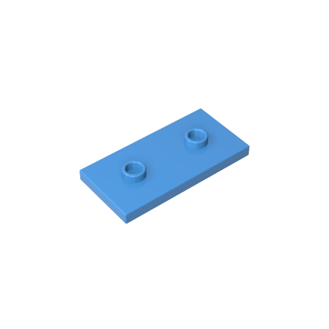 Gobricks,Plate Special 2 x 4 with Groove and Two Center Studs (Jumper),65509
