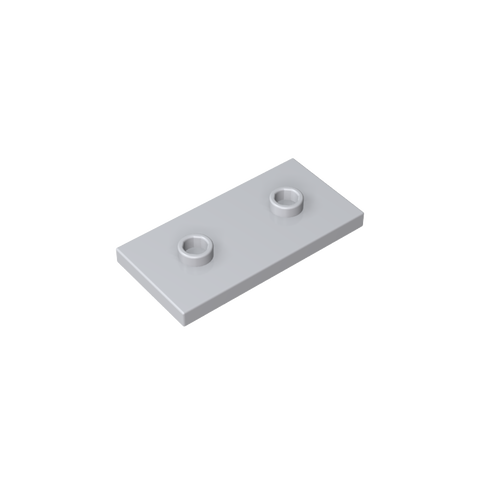 Gobricks,Plate Special 2 x 4 with Groove and Two Center Studs (Jumper),65509
