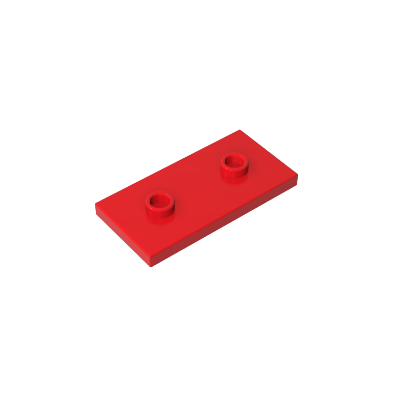 Gobricks,Plate Special 2 x 4 with Groove and Two Center Studs (Jumper),65509