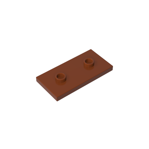 Gobricks,Plate Special 2 x 4 with Groove and Two Center Studs (Jumper),65509