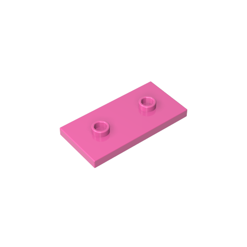 Gobricks,Plate Special 2 x 4 with Groove and Two Center Studs (Jumper),65509
