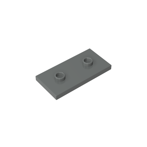 Gobricks,Plate Special 2 x 4 with Groove and Two Center Studs (Jumper),65509