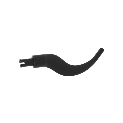Gobricks,Plant/ Animal Body Part, Tree/ Branch/ Tail/ Appendage Bladed with Pin,24204,65041