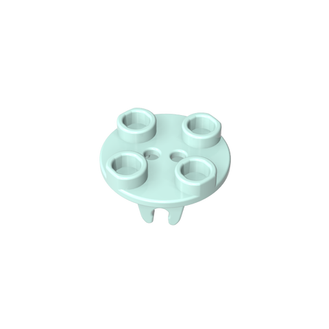 Gobricks,Wheel Holder, Plate, Round 2 x 2 Thin with Clips,2655,26716
