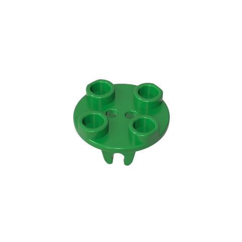 Gobricks,Wheel Holder, Plate, Round 2 x 2 Thin with Clips,2655,26716