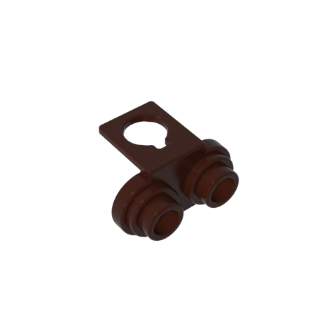 Gobricks,Minifig Neckwear Bracket with 2 Back Studs,18986,28656
