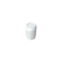 Gobricks,Equipment Cup with Take Out Lid [Plain],15496