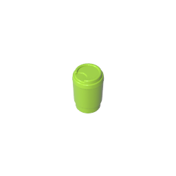 Gobricks,Equipment Cup with Take Out Lid [Plain],15496