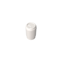 Gobricks,Equipment Cup with Take Out Lid [Plain],15496