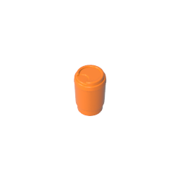 Gobricks,Equipment Cup with Take Out Lid [Plain],15496