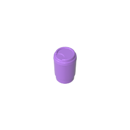 Gobricks,Equipment Cup with Take Out Lid [Plain],15496