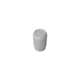 Gobricks,Equipment Cup with Take Out Lid [Plain],15496