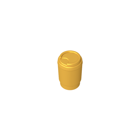 Gobricks,Equipment Cup with Take Out Lid [Plain],15496