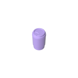 Gobricks,Equipment Cup with Take Out Lid [Plain],15496