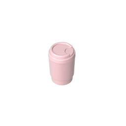 Gobricks,Equipment Cup with Take Out Lid [Plain],15496