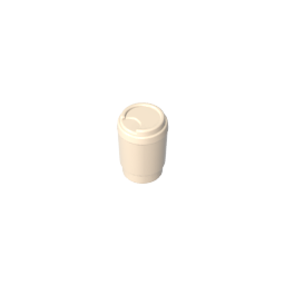 Gobricks,Equipment Cup with Take Out Lid [Plain],15496
