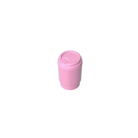 Gobricks,Equipment Cup with Take Out Lid [Plain],15496