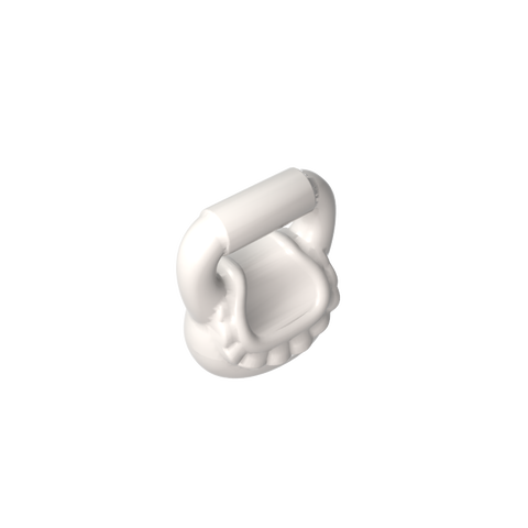 Gobricks,Bag/ Handbag/ Purse Round with Ruffle [Plain],93090