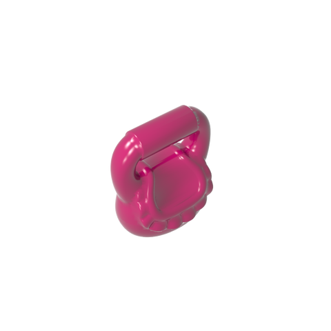 Gobricks,Bag/ Handbag/ Purse Round with Ruffle [Plain],93090