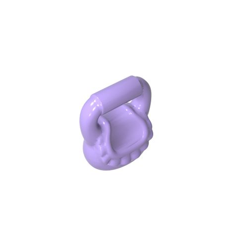 Gobricks,Bag/ Handbag/ Purse Round with Ruffle [Plain],93090