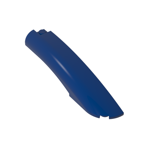 Gobricks,Slope Curved 10 x 2 x 2 with Curved End Right,77182