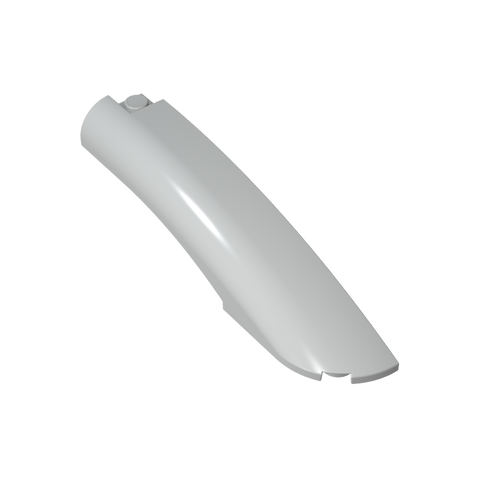 Gobricks,Slope Curved 10 x 2 x 2 with Curved End Right,77182