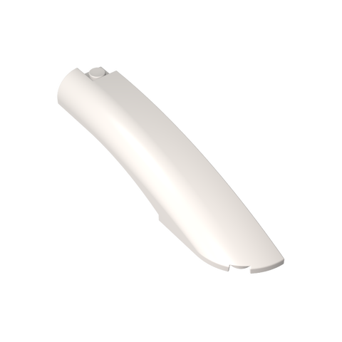 Gobricks,Slope Curved 10 x 2 x 2 with Curved End Right,77182
