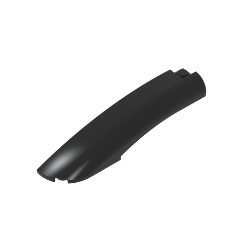 Gobricks,Slope Curved 10 x 2 x 2 with Curved End Left,77180