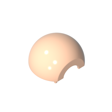 Gobricks,Dome Hemisphere 2 x 2 with Cutout,61287,39696