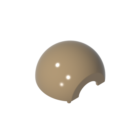 Gobricks,Dome Hemisphere 2 x 2 with Cutout,61287,39696