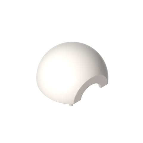 Gobricks,Dome Hemisphere 2 x 2 with Cutout,61287,39696
