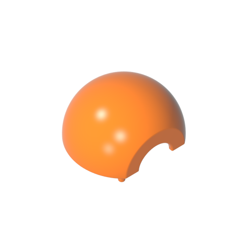 Gobricks,Dome Hemisphere 2 x 2 with Cutout,61287,39696