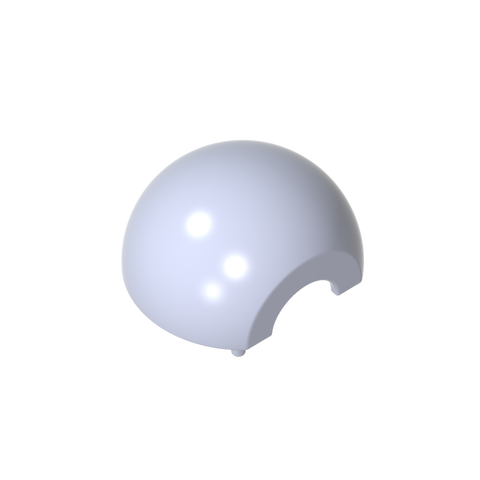 Gobricks,Dome Hemisphere 2 x 2 with Cutout,61287,39696