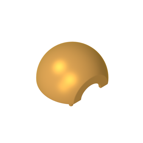 Gobricks,Dome Hemisphere 2 x 2 with Cutout,61287,39696