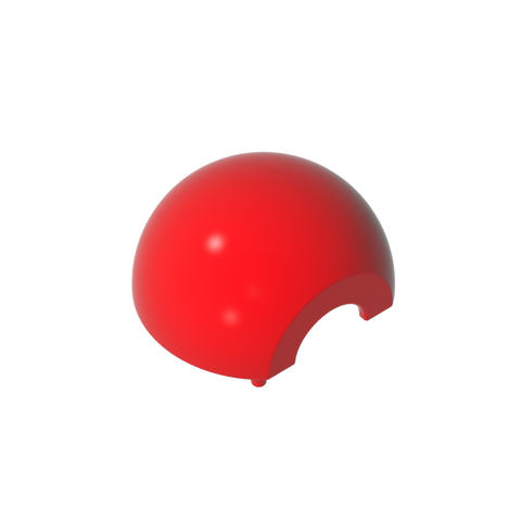 Gobricks,Dome Hemisphere 2 x 2 with Cutout,61287,39696