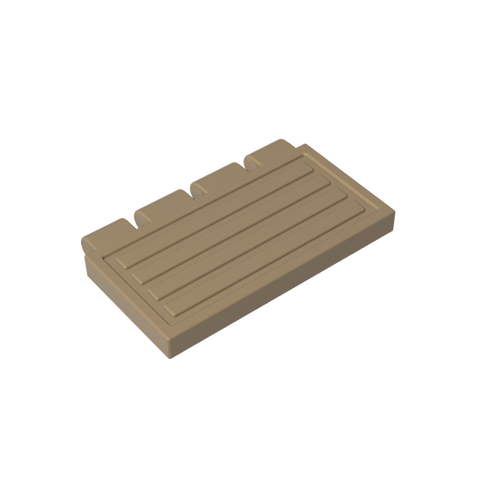 Gobricks,Hinge Train Gate 2 x 4,2873