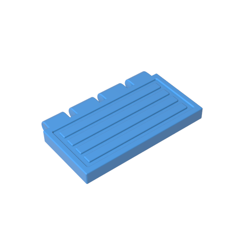 Gobricks,Hinge Train Gate 2 x 4,2873