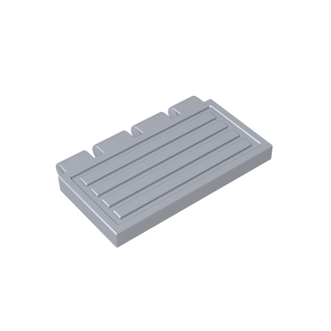 Gobricks,Hinge Train Gate 2 x 4,2873