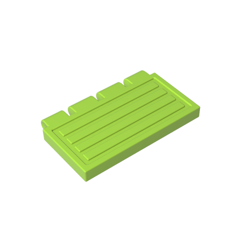 Gobricks,Hinge Train Gate 2 x 4,2873