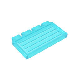 Gobricks,Hinge Train Gate 2 x 4,2873
