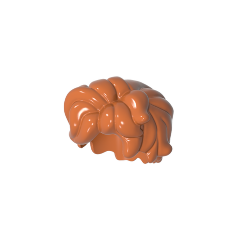 Gobricks,Minifig Hair Tousled and Sticking Out on Both Sides,25412