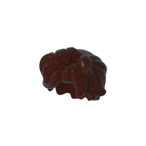 Gobricks,Minifig Hair Tousled and Sticking Out on Both Sides,25412